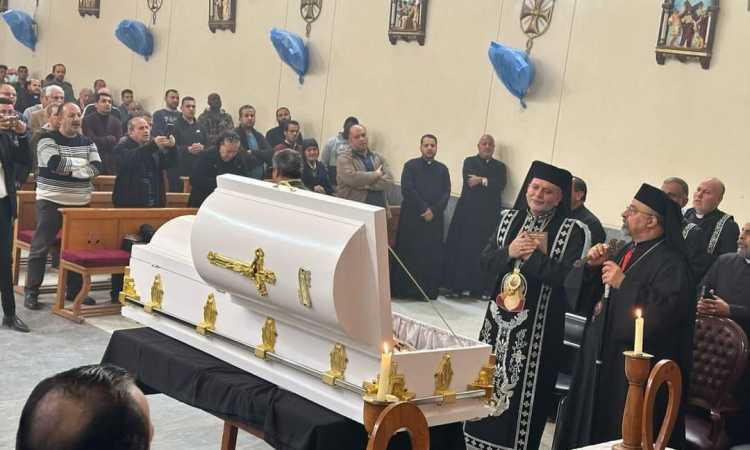جنازة القمص سمعان فهمي