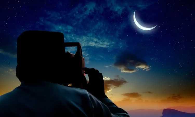 استطلاع هلال شهر رمضان ـ تعبيرية