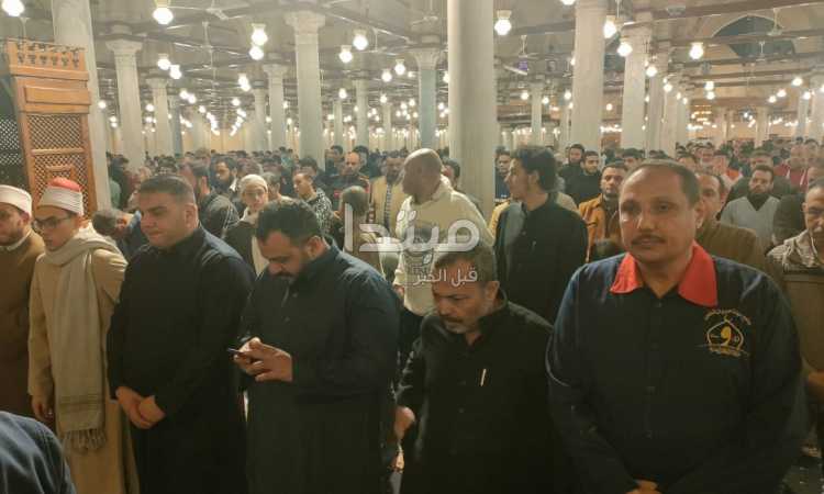 صلاة تراويح فى مسجد عمرو بن العاص