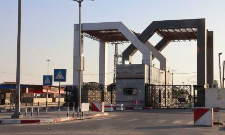معبر رفح من الجانب الفلسطيني
