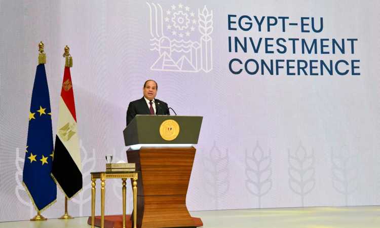 الرئيس السيسي يشهد افتتاح مؤتمر "الاستثمار المصري - الأوروبي" المشترك