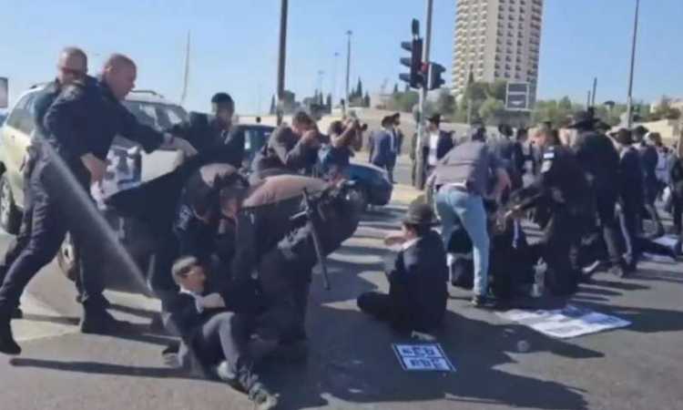 مظاهرات الحريديم