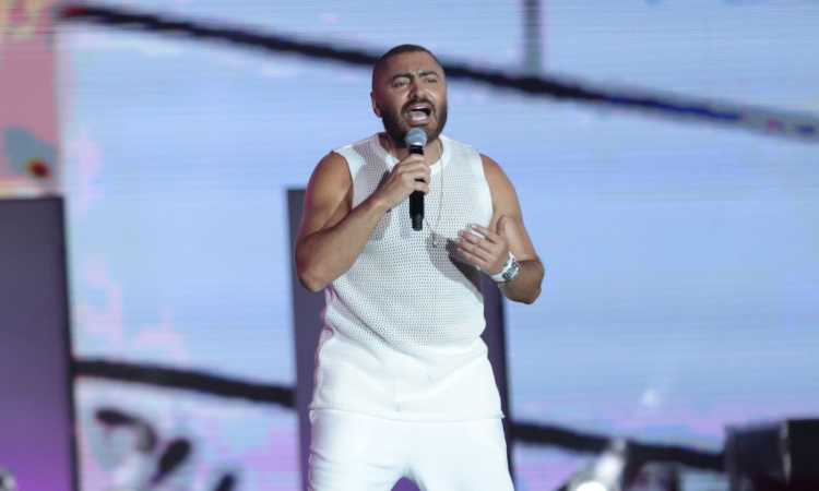 حفل تامر حسني بمهرجان العلمين 2024