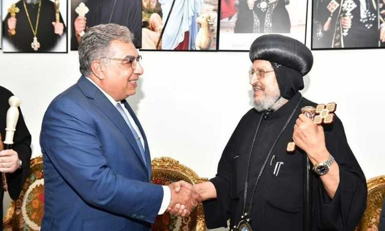 مطران شبرا الخيمة وقيادات الدقهلية