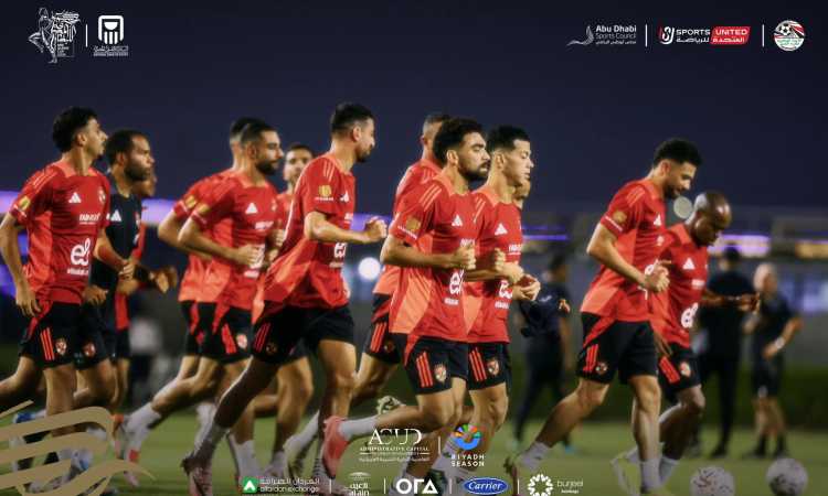الأهلي يخوض مرانه الأول في الإمارات