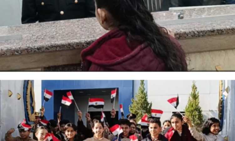 زيارة لعدد من طلاب المرحلة الإبتدائية