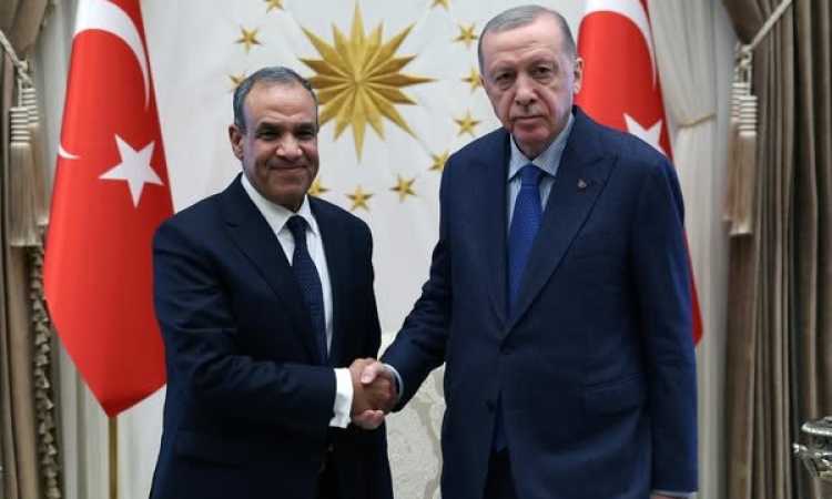 وزير الخارجية يجتمع مع رئيس تركيا