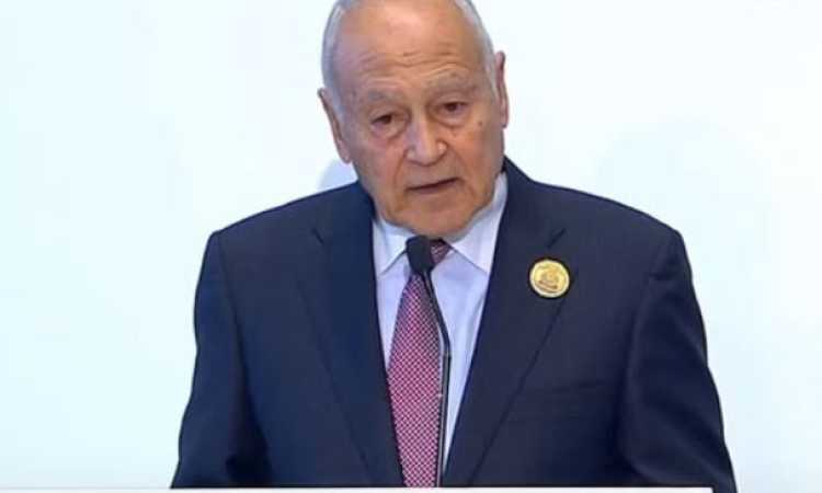 الأمين العام لجامعة الدول العربية أحمد أبو الغيط