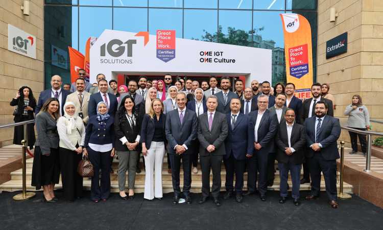 افتتاح وزير الاتصالات مقر شركة IGT Solutions العالمية