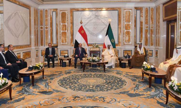 الرئيس السيسي وأمير الكويت
