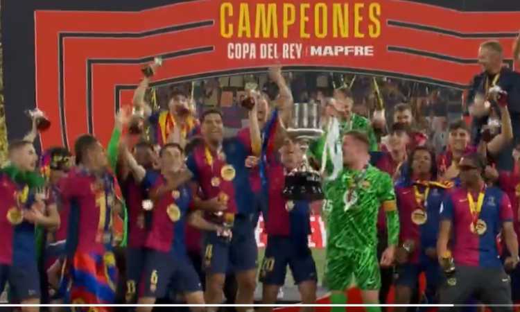 مراسم تتويج برشلونة