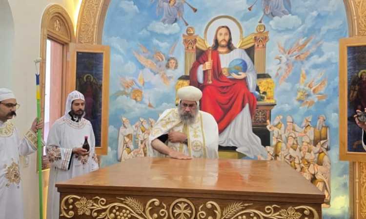 تدشين كنيسة جديدة بوادي النطرون