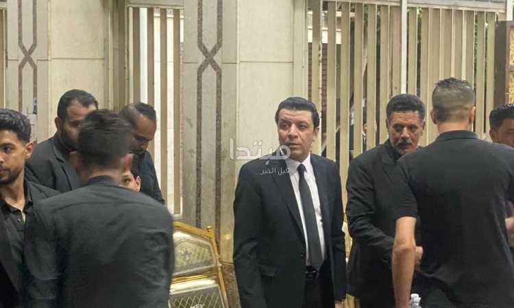 عزاء المطرب الشعبي أحمد عامر