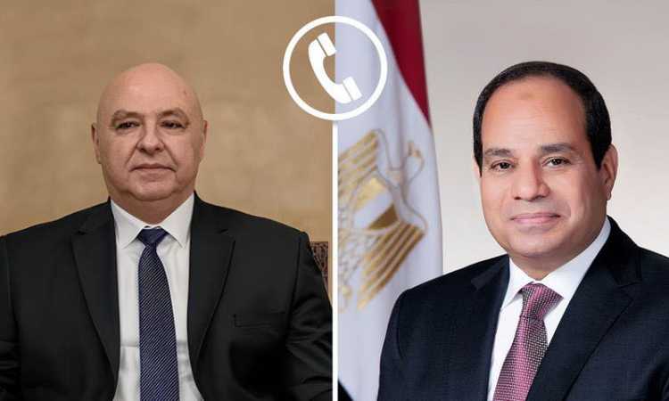 السيسي ونظيره اللبناني