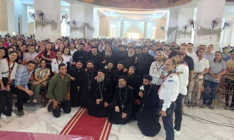 دير الشاطبي بمنفلوط ينظم نهضة روحية بمناسبة صوم العذراء