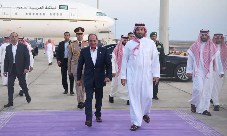 السيسي وولي العهد السعودي