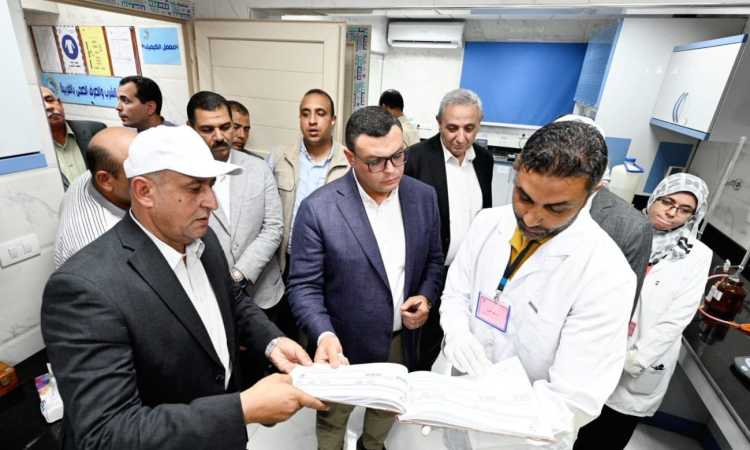 وزير الإسكان ومحافظ الغربية