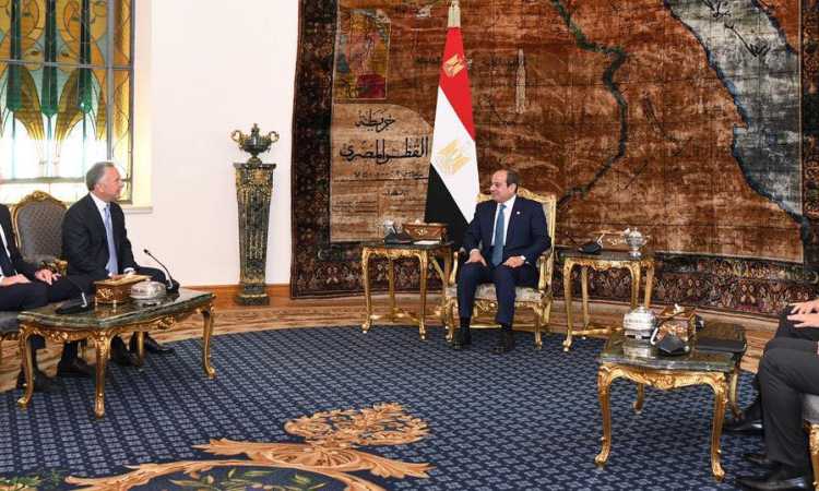 لقاء الرئيس السيسي مع المبعوث الأمريكي ستيف ويتكوف