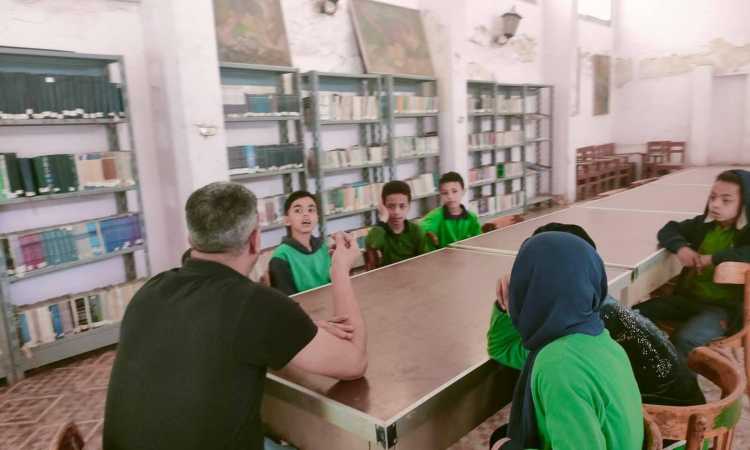 ورشة حكي بمكتبة أم خنان