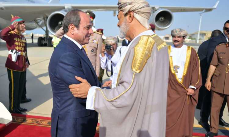 الرئيس السيسي وسلطان عمان