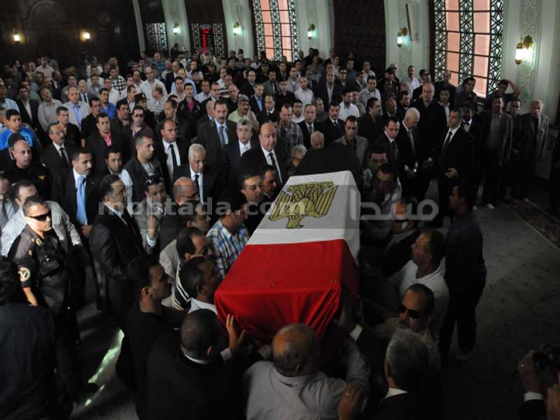 جنازة الظابط محمد مبروك الامن الوطنى الذى اغتاله انصار الاخوان
