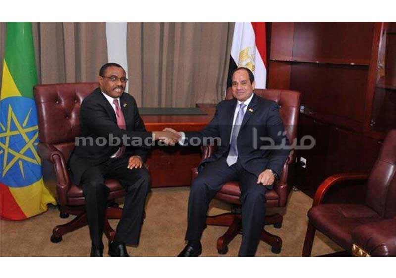 السيسى ورئيس وزراء إثيوبيا