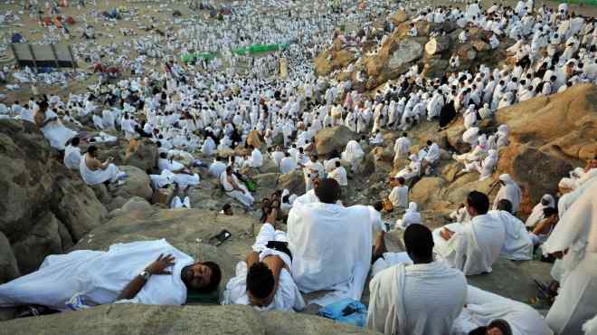 الحجاج على جبل عرفات الحجاج على جبل عرفات