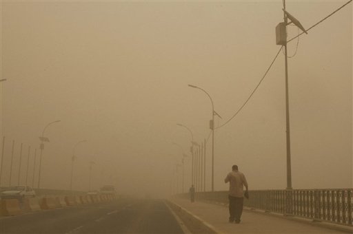 عاصفة ترابية - أرشيفية