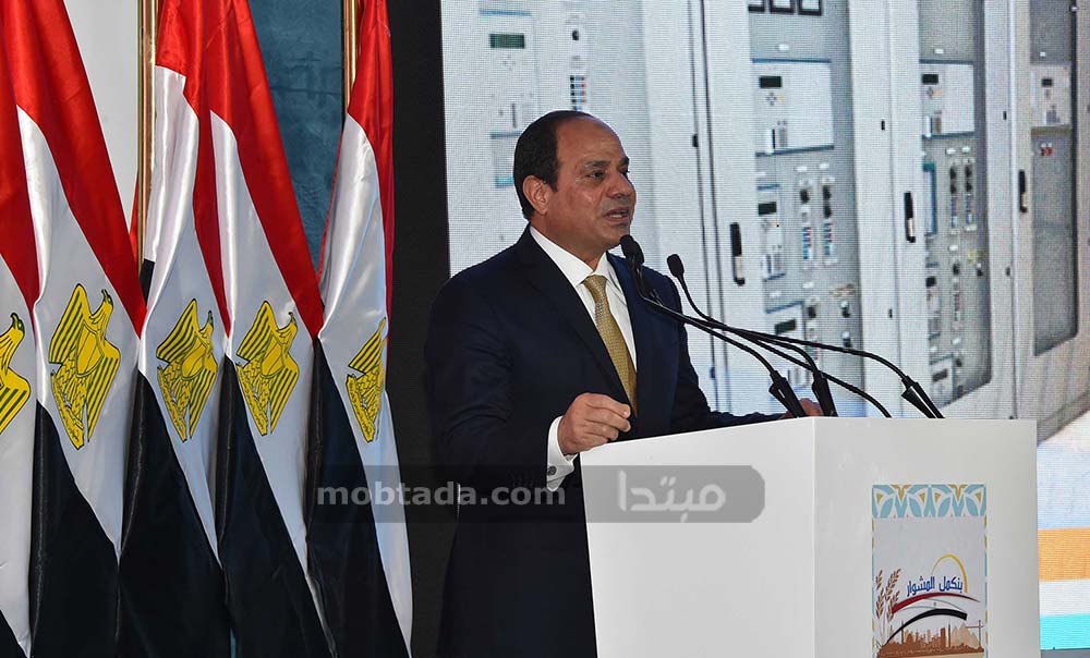 السيسى يفتتح مشروعات تنموية جديدة فى الصعيد