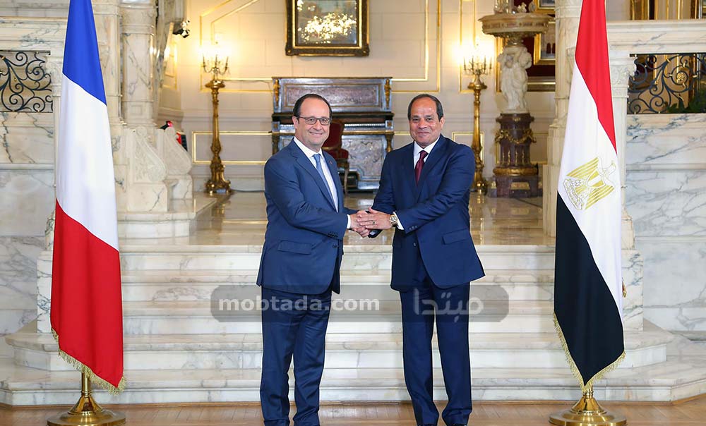 السيسى وفرانسوا هولاند