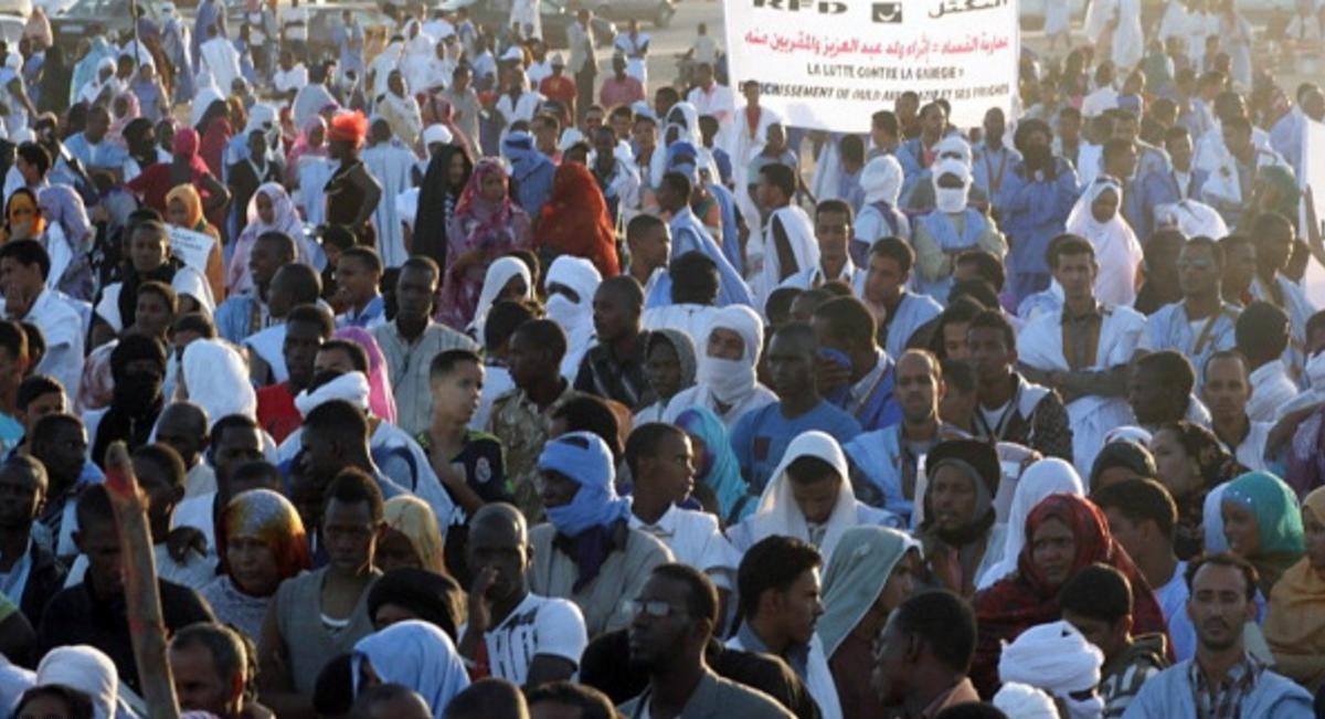 مظاهرة فى موريتانيا