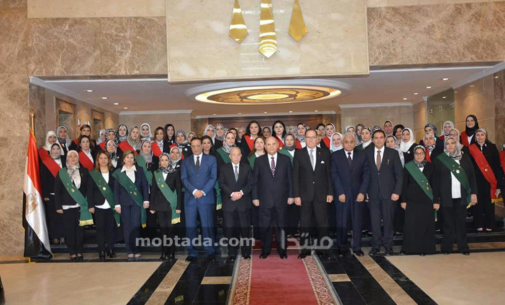 وزير العدل فى لقائه بقاضيات مصر