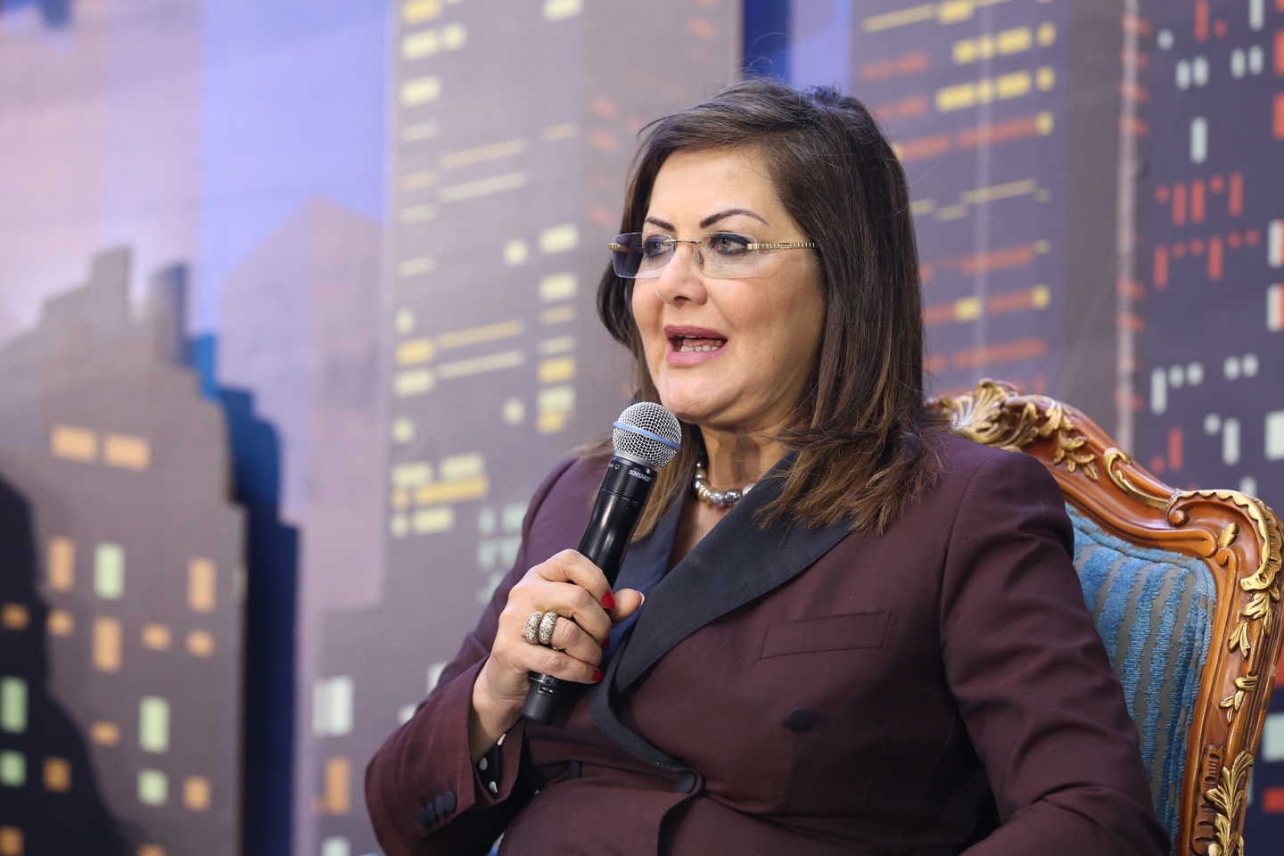 د هالة السعيد وزيرة التخطيط والمتابعه والاصلاح الإدارى