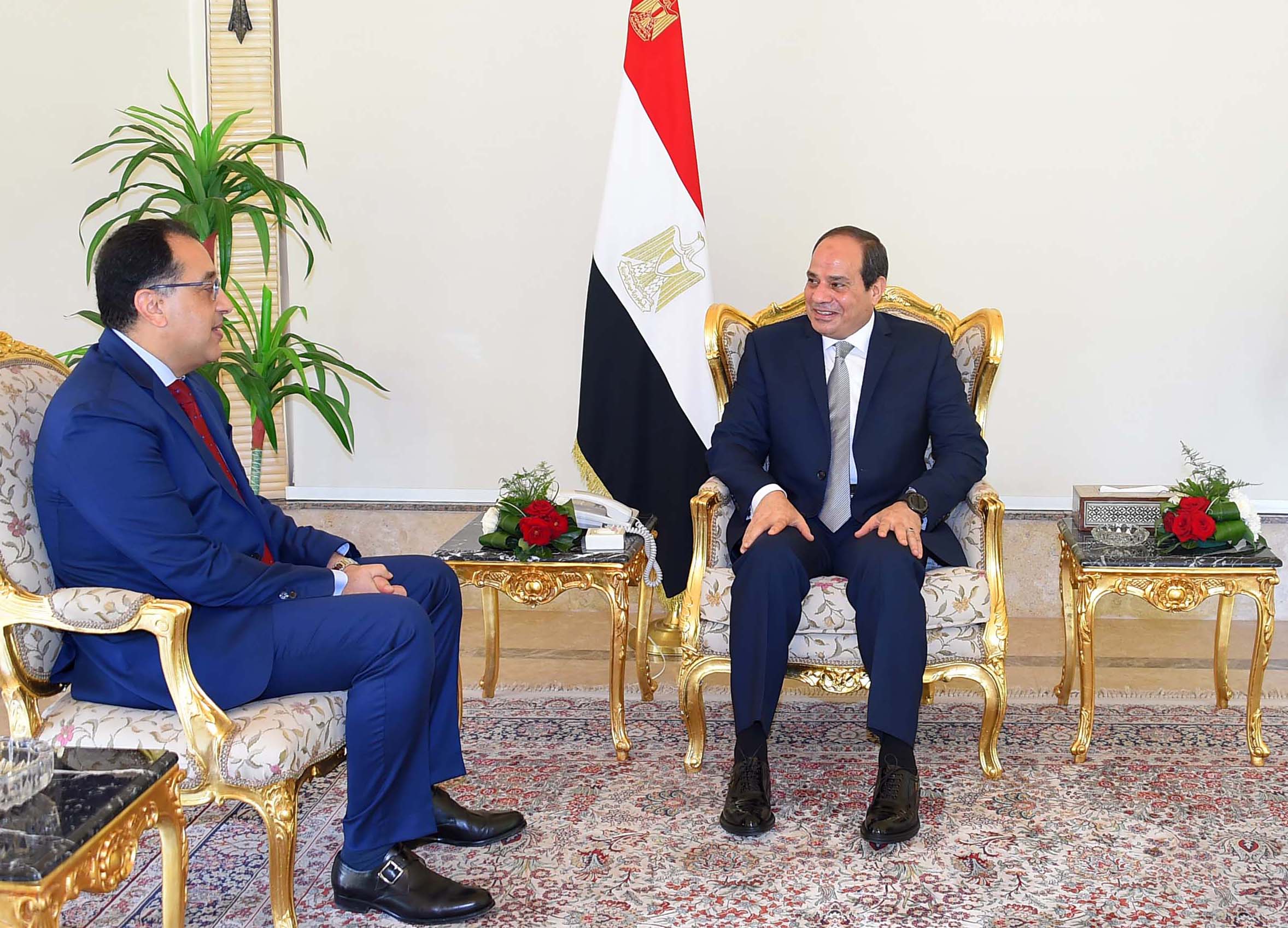 الرئيس السيسى ومدبولى