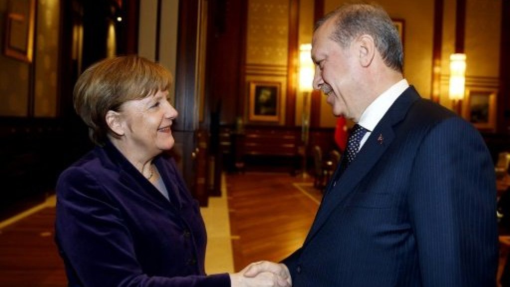 ميركل وأردوغان