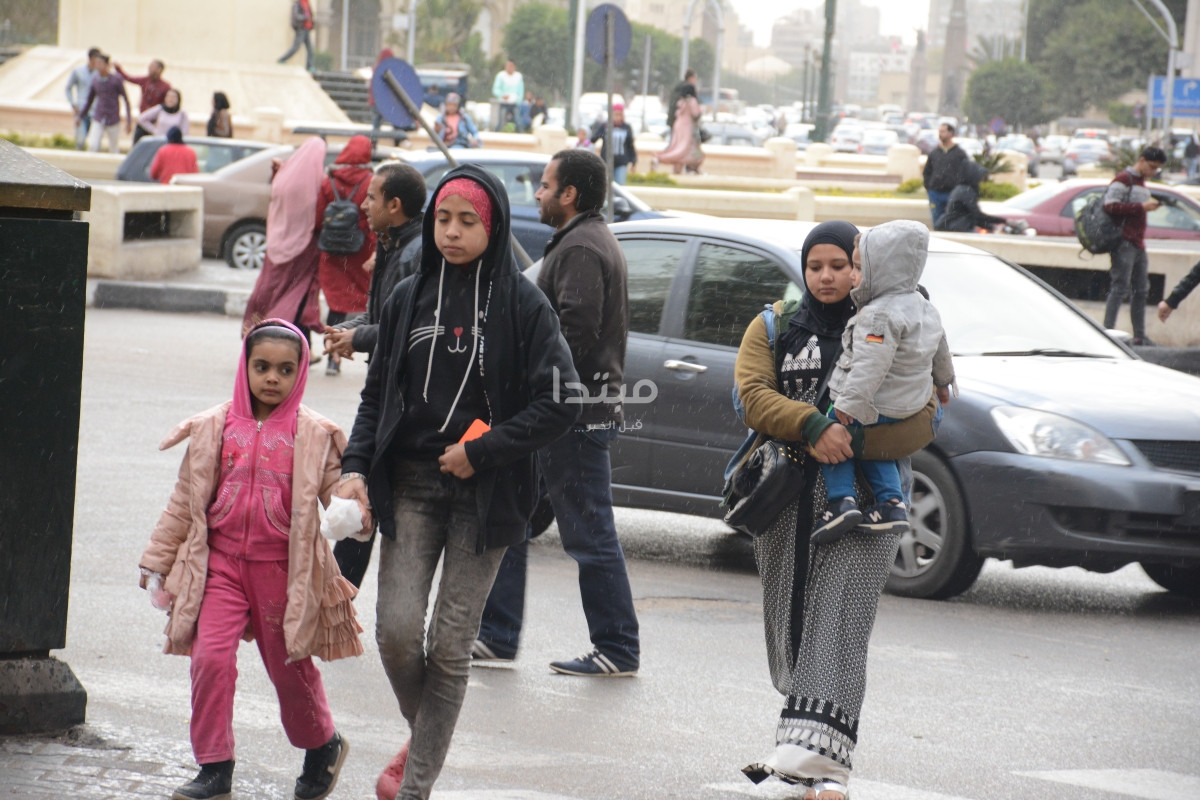 أمطار بالقاهرة والجيزة