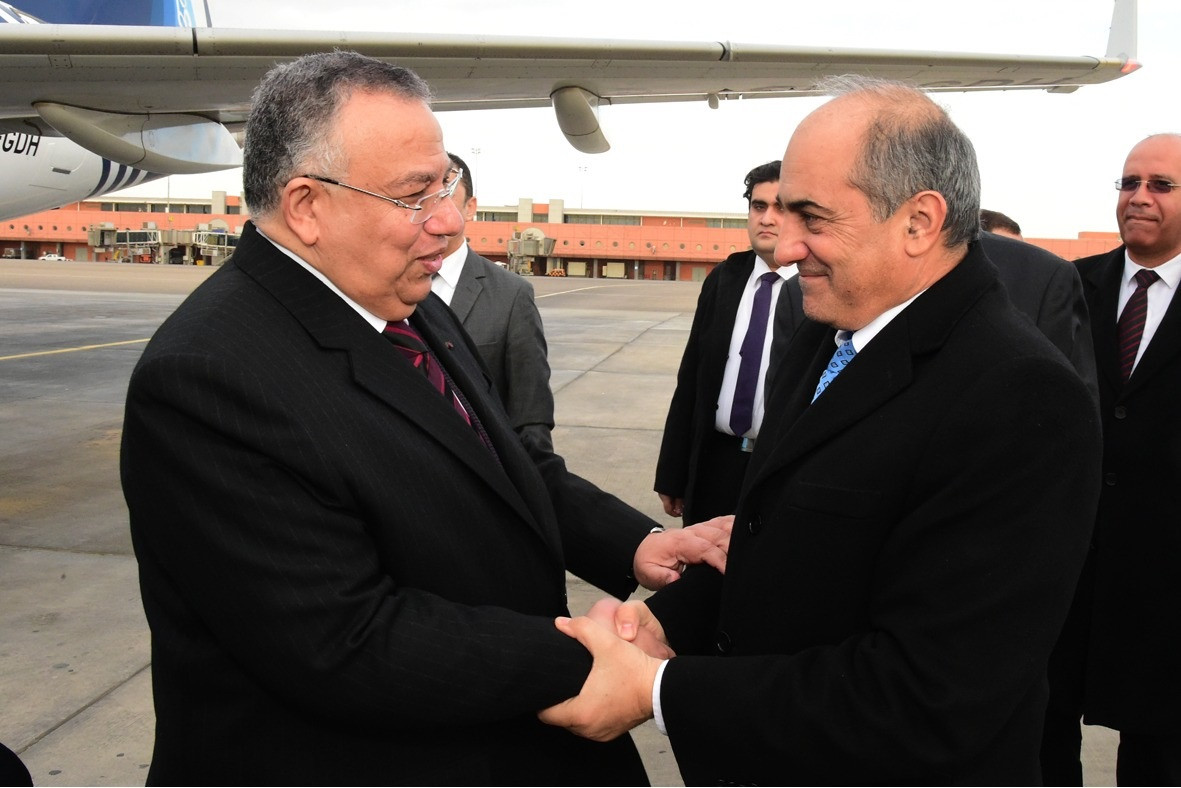 وفد برلماني مصرى يودع رئيس البرلمان القبرصى