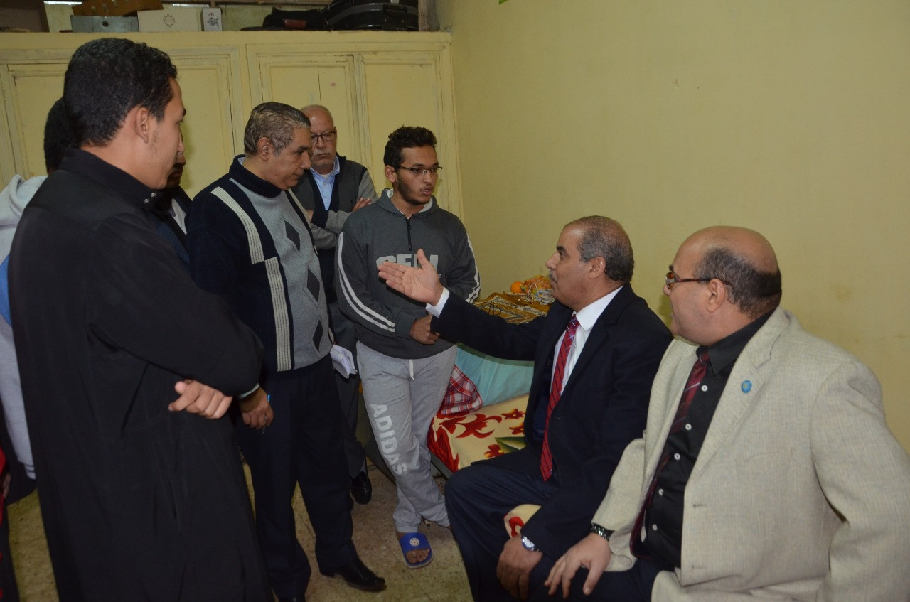 المحرصاوي يتفقد المدينة الجامعية