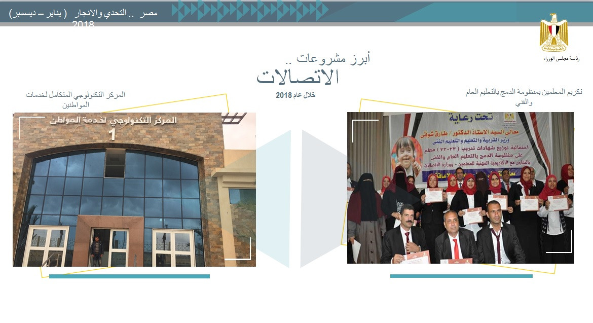 مشروعات وزارة الاتصالات 2018