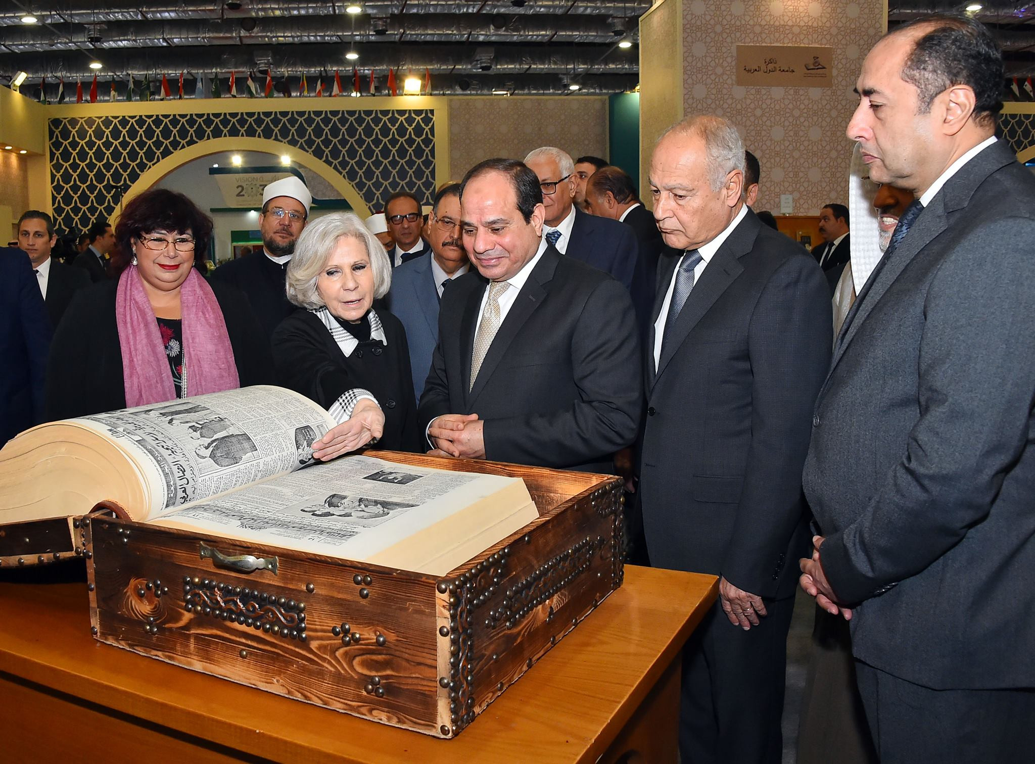 السيسى يفتتح معرض الكتاب