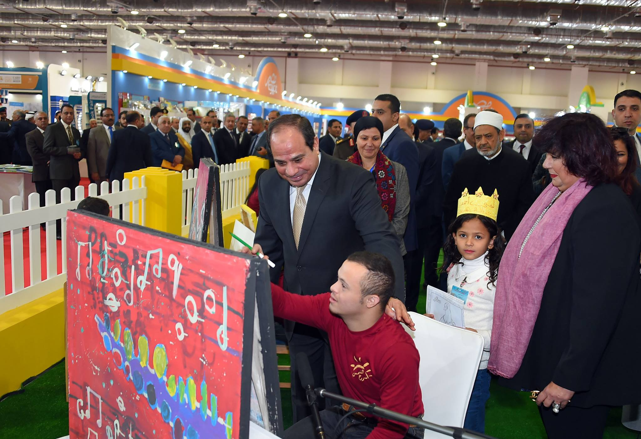 السيسى يفتتح معرض الكتاب