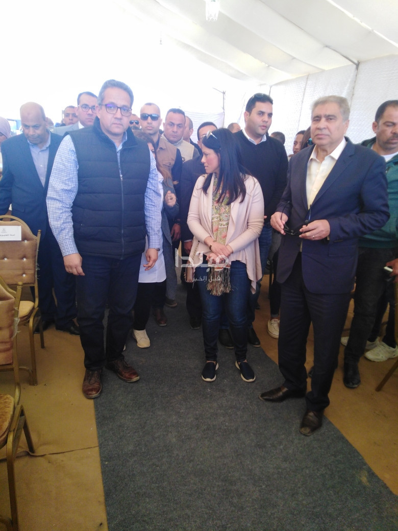 احتفالية الاكتشاف الأثرى الجديد بتونا الجبل