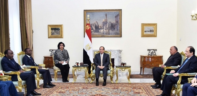 السيسي يستقبل وفد من الكونغو