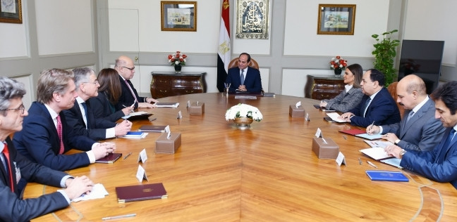 السيسى يستقبل وزير الطاقة الألمانى