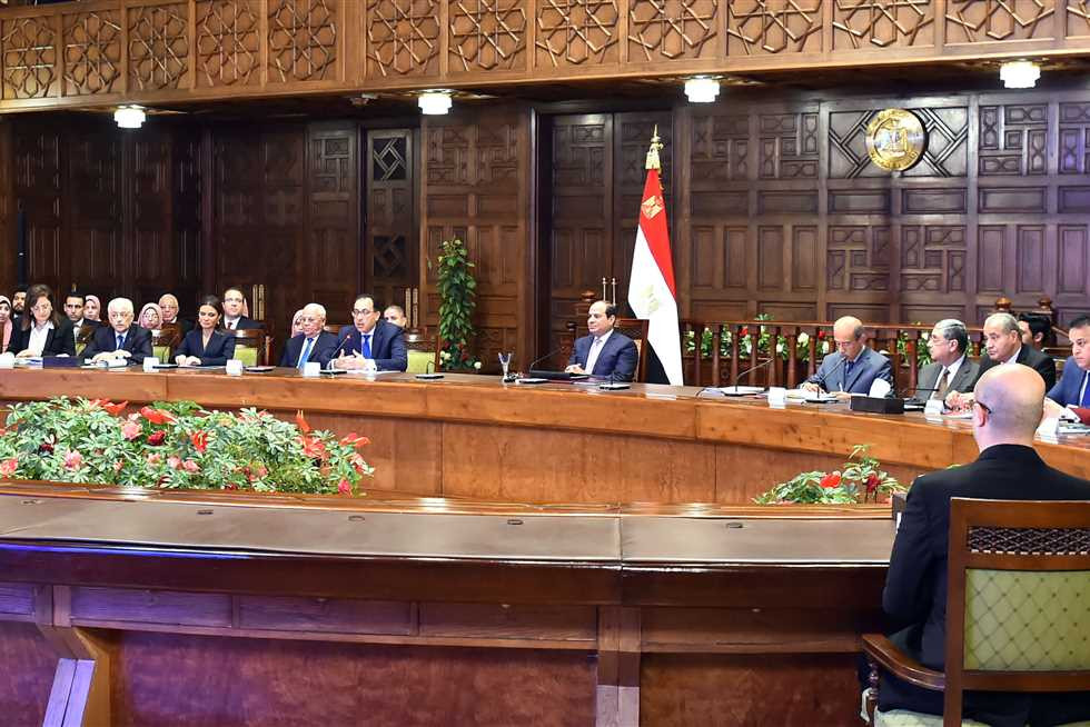 اجتماع السيسى ومحافظ بورسعيد