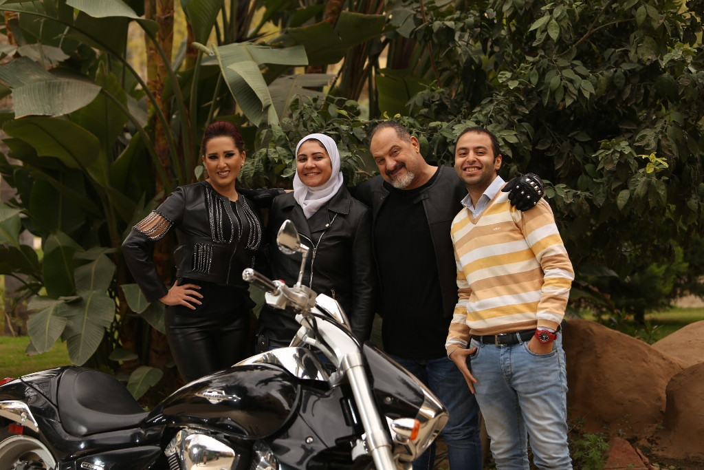 خالد الصاوى وزوجته