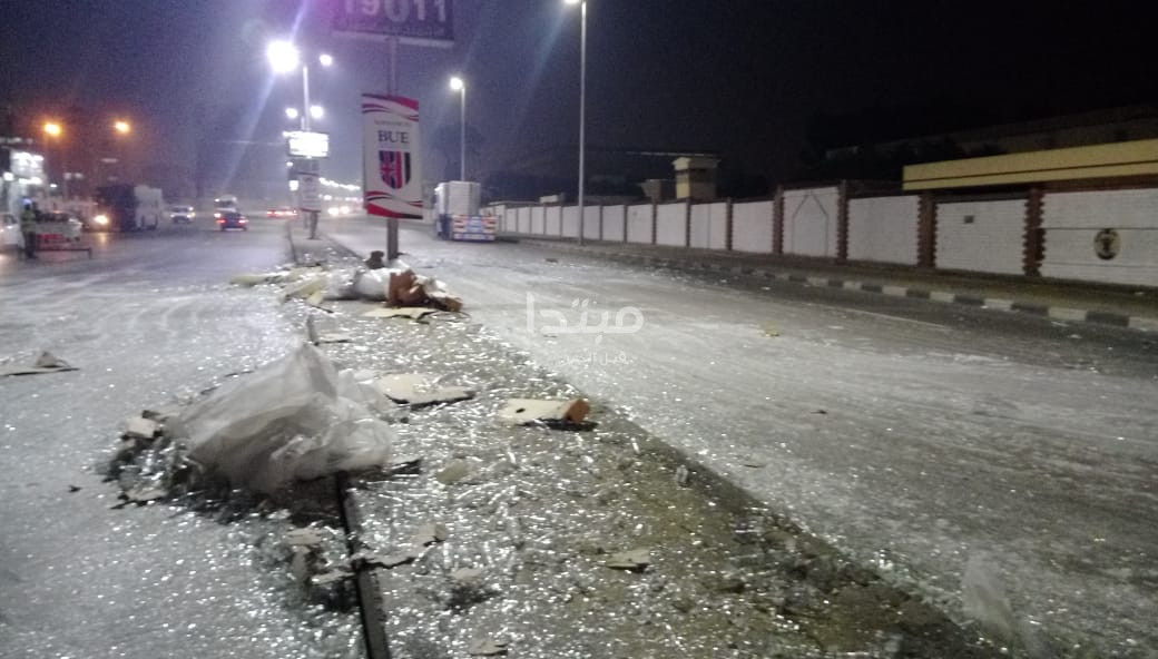 اشتعال سيارة نقل