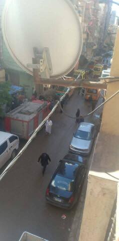 انهيار عقار بالإسكندرية