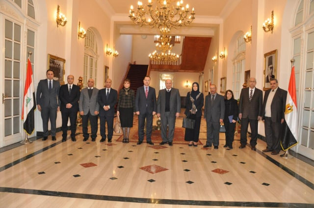 رئيس مجلس الدولة يستقبل نظيره العراقى
