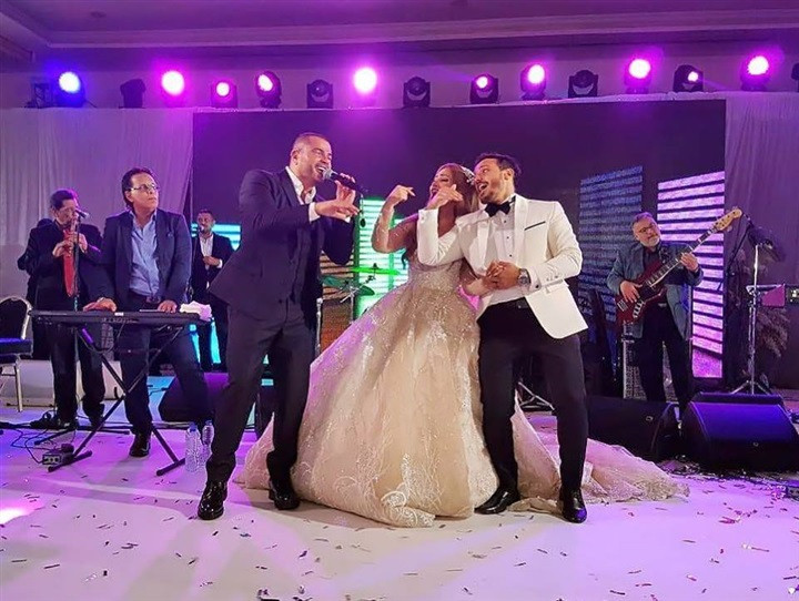 عمرو دياب فى زفاف هدير وإسماعيل